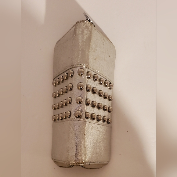 Expressions NYC Silver Studded Wallet. - Picture 2 of 5